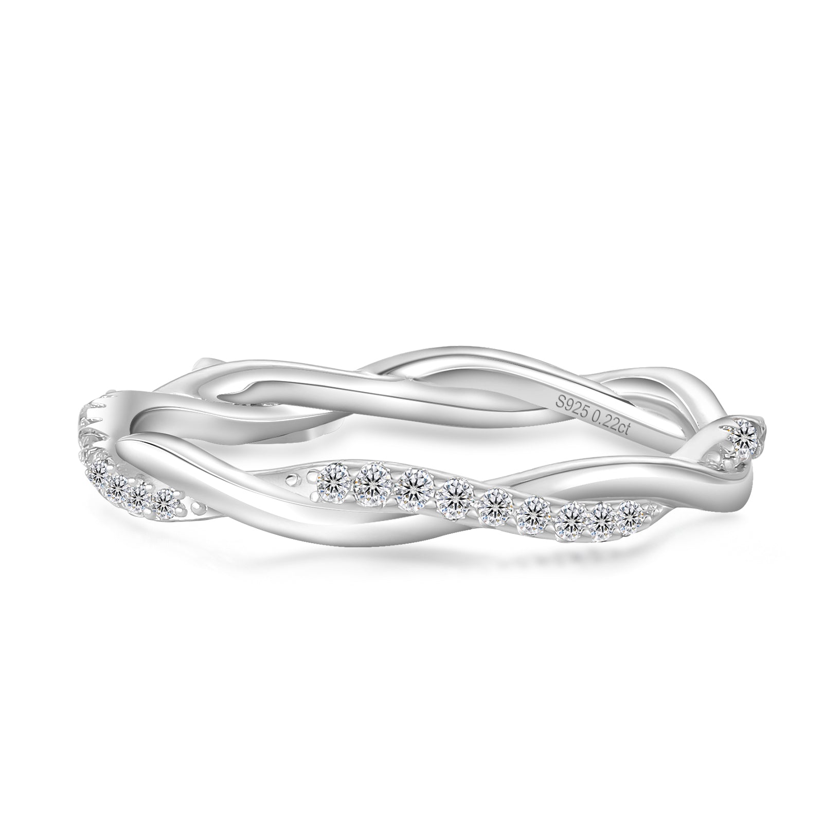 0.33 Carats VVS1 Moissanite Rings for Women 0110