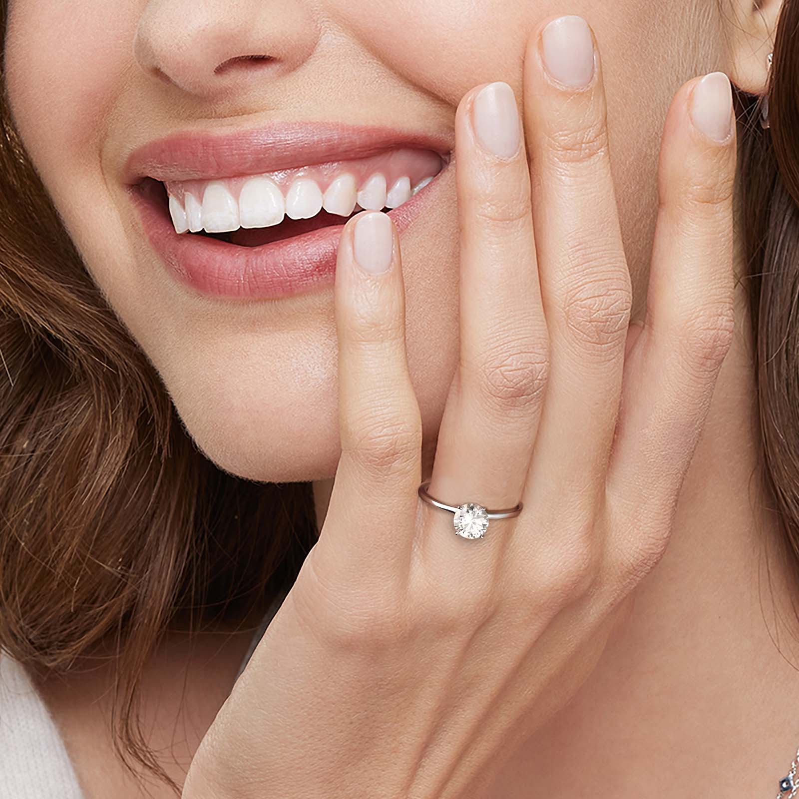 0.5/1.0/2.0 Carats VVS1 Moissanite Rings for Women 0174 KRKC
