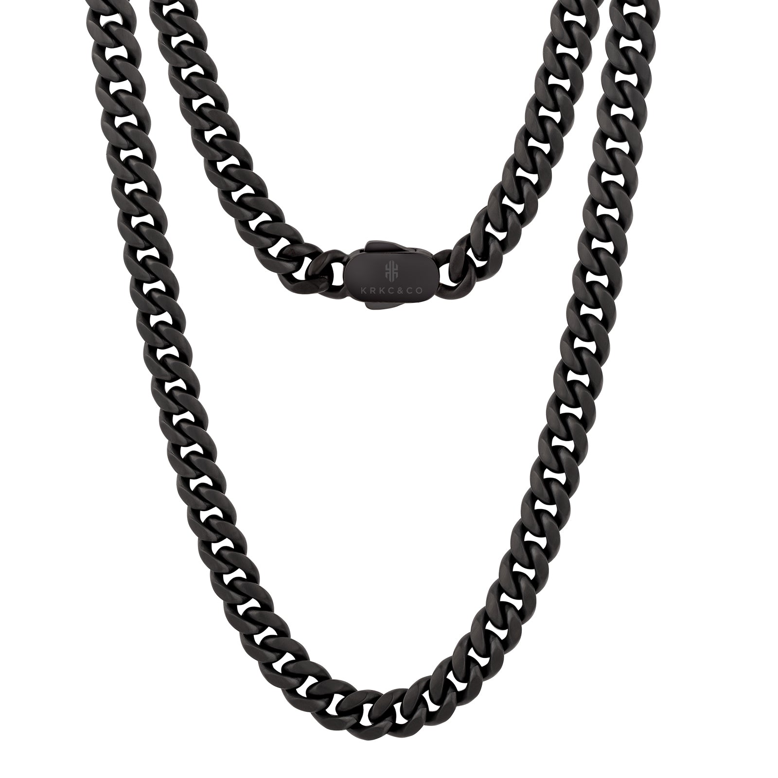 ★BTS着用★【BLACKPURPLE】★Braham Cuban Chain Necklac.e★ Braham Cuban Chain Necklace - BLACKPURPLE_USD