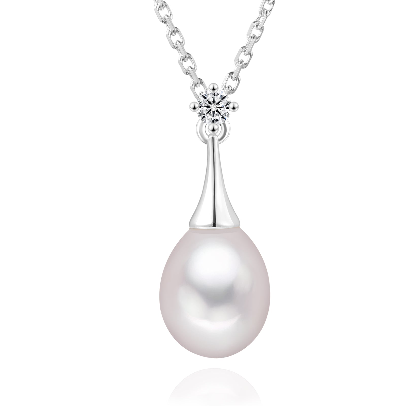 ★ROSEMONT★ 14K freshwater pearl necklace crescendo RL0213 LUSTROUS PEARL CHOKER AND 14CT ROSE GOLD CARVED JADE CLASP